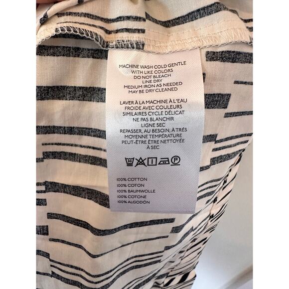 Anthropologie Somerset Black and White Tiered Maxi Halter Sundress Size XS - Picture 9 of 11